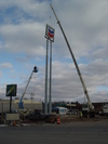 Chevron crane job